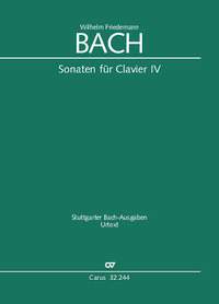 W. F. Bach: Sonatas for solo keyboard instrument IV