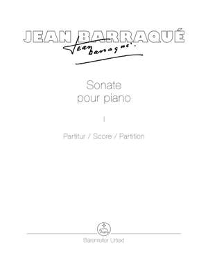 Barraqué, Jean: Sonate pour piano