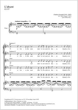 Gounod: L'absent