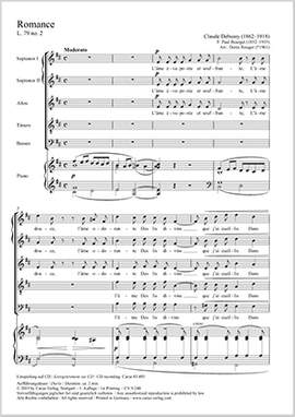 Debussy: Romance