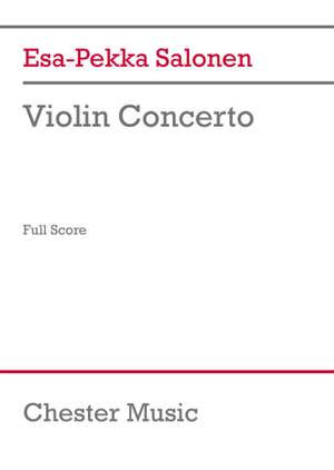 Esa-Pekka Salonen: Violin Concerto (Score)