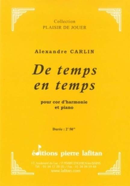 Alexandre Carlin: De Temps En Temps
