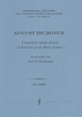 Boeck, August de: Concerto for piano and orchestra in C major