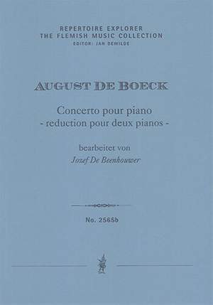 Boeck, August de: Concerto for piano and orchestra in C major