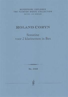 Coryn, Roland: Sonatina for 2 clarinets in B-flat