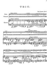 Graener, Paul: Trio op. 61 for violin, cello and piano