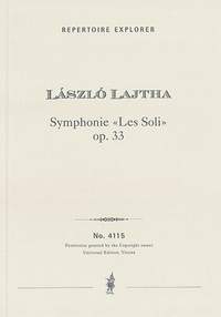 Lajtha, László: Symphonie «Les Soli» for string orchestra, harp & percussion op. 33