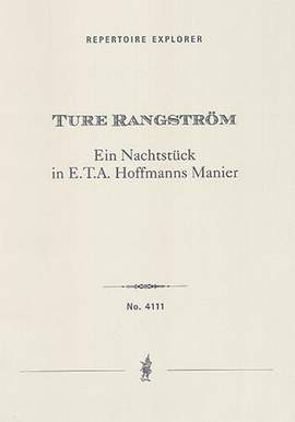 Rangström, Ture: Notturno a la maniera di E.T.A. Hoffmann for string quartet