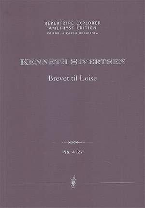 Sivertsen, Kenneth: Brevet til Loise for women’s choir with flute, cello and piano