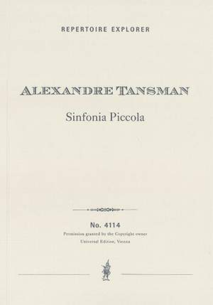 Tansman, Alexandre: Sinfonia Piccola