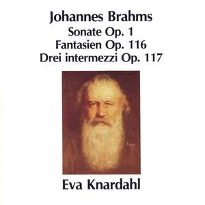 Brahms: Sonate Op.1, Fantasien Op. 116, Drei Intermezzi Op.117