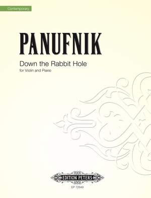 Panufnik, Roxanna: Down the Rabbit Hole (vln & pf)