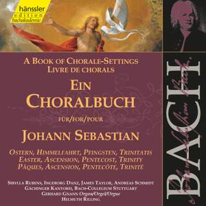 J.S. Bach: A Book of Chorale-Settings – Easter, Ascension, Pentecost & Trinity Product Image