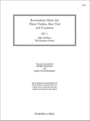 Restoration Music for Three Violins, Bass Viol and Continuo, Set 1