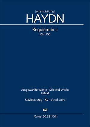 Haydn, Michael: Requiem in c (MH 155; c-Moll)