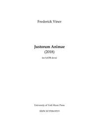 Frederick Viner: Justorum Animae SATB Divisi