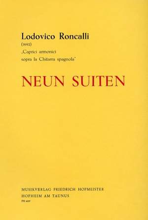 Roncalli, L C: Neun Suiten
