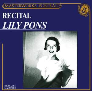 Lily Pons Recital