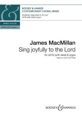 MacMillan, J: Sing joyfully to the Lord