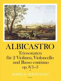 Albicastro, H: Triosonatas op. 8/1-3 Vol. 1