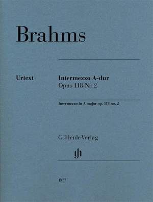 Brahms, J: Intermezzo A major op. 118 no. 2