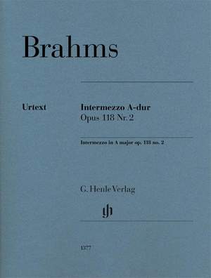 Brahms, J: Intermezzo A-dur op. 118 Nr. 2