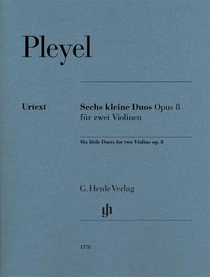 Pleyel, I J: Six little Duets op. 8