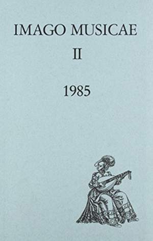 Imago Musicae: Volume II