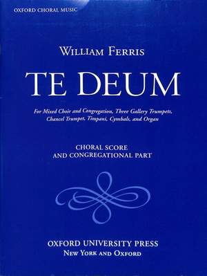 Te Deum: Choral Score and Congregational Part