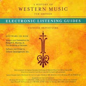 Electronic Listening Guides: Concise Repertoire: for A History of Western Music