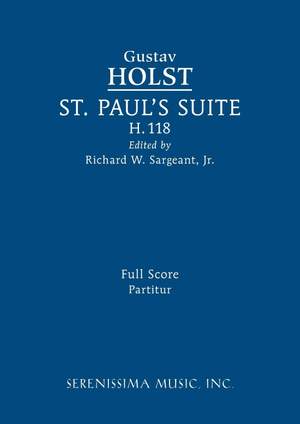 Holst: St. Paul's Suite, H.118