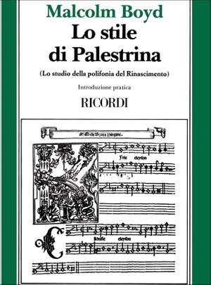 Malcolm Boyd: Lo Stile Di Palestrina