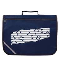 Mapac Music Bag: Excel - Music Notes (Navy)