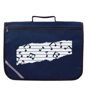 Mapac Music Bag: Excel - Music Notes (Navy)