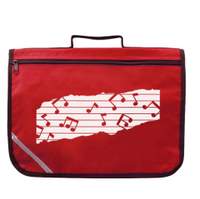 Mapac Music Bag: Excel - Music Notes (Red)