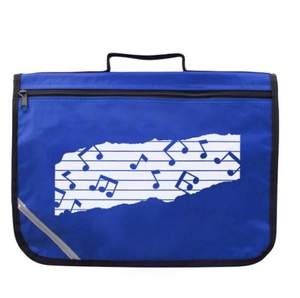 Mapac Music Bag: Excel - Music Notes (Royal Blue)