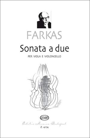 Farkas, Ferenc: Sonata a due (viola and cello)