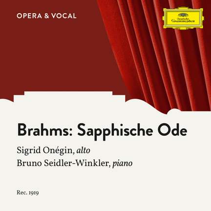 Brahms: 4. Sapphische Ode, Op. 94