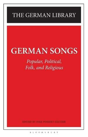 German Songs: Popular, Political, Folk, and Religious