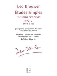 Leo Brouwer: Etudes simples - Estudios sencillos (Série 2)