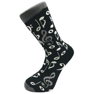 Socks Grey & White Music Notation