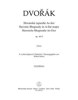 Dvorák, Antonín: Slavonic Rhapsody in A flat major op. 45/3
