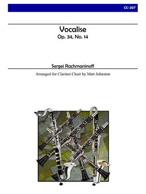 Sergei Rachmaninov: Vocalise for Clarinet Choir