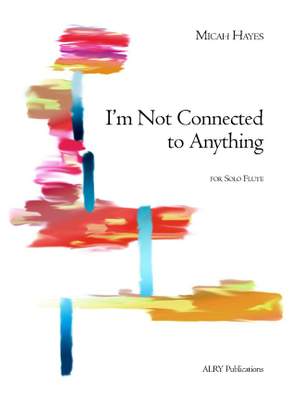 Micah Hayes: I'm Not Connected to Anything for Solo Flute