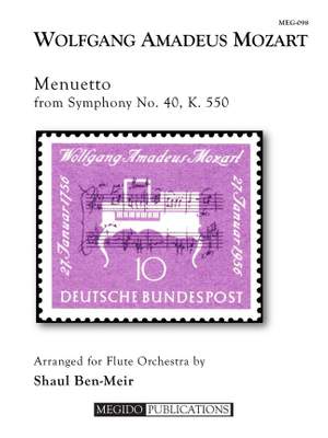 Wolfgang Amadeus Mozart: Menuetto from Symphony No. 40 for Flute Orchestra