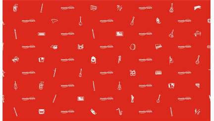 Red Wrapping Paper Pack X 4 Sheets