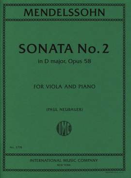 Felix Mendelssohn Bartholdy: Sonata No. 2