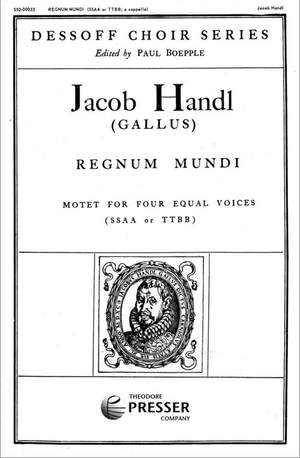 Jacob Handl: Regnum Mundi