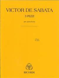 Victor de Sabata: 3 pezzi per pianoforte