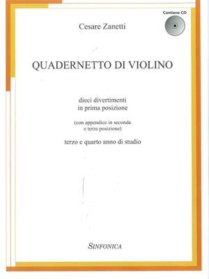 Cesare Zanetti: Quadernetto Di Violino